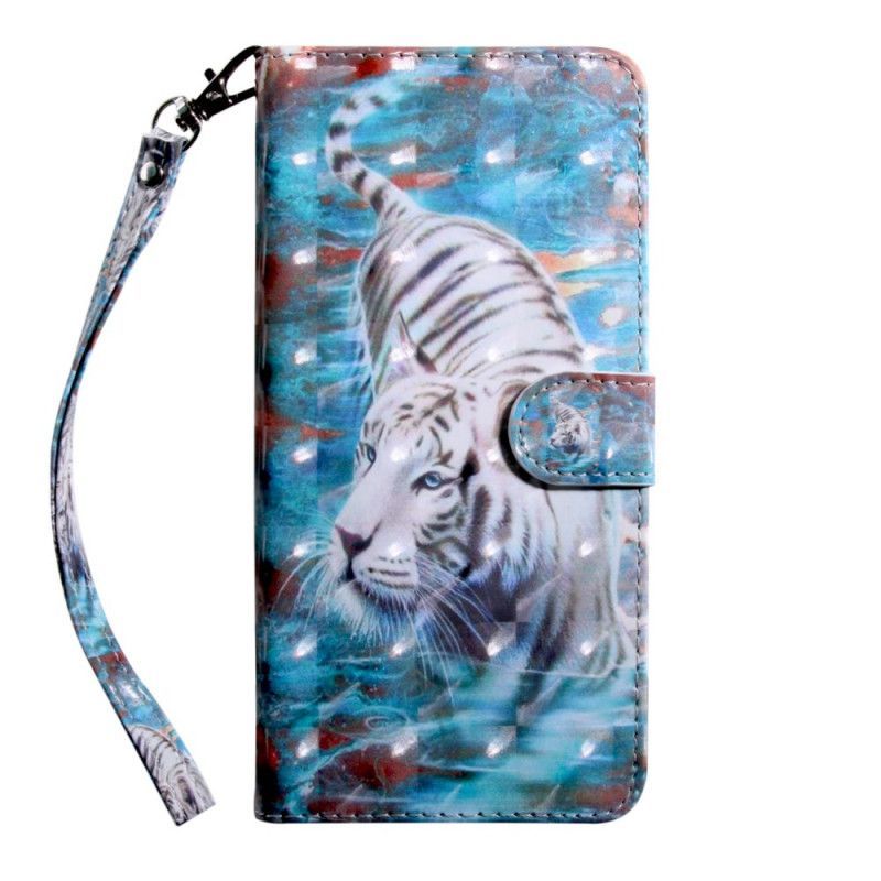 δερματινη Κάλυμμα iPhone 12 / 12 Pro Ελαφριά Κηλίδα Lucien The Tiger