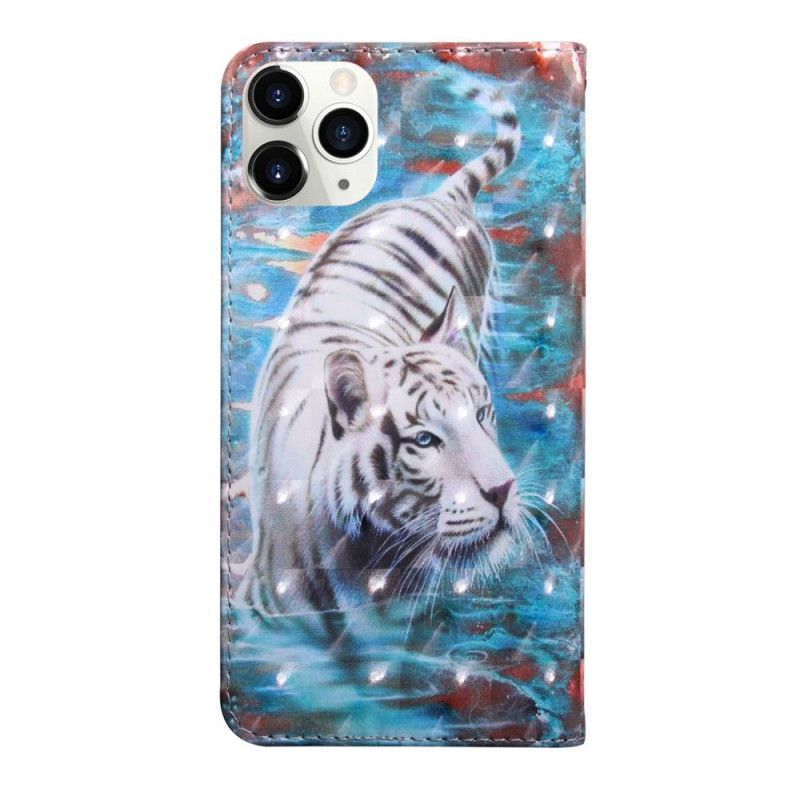 δερματινη Κάλυμμα iPhone 12 / 12 Pro Ελαφριά Κηλίδα Lucien The Tiger