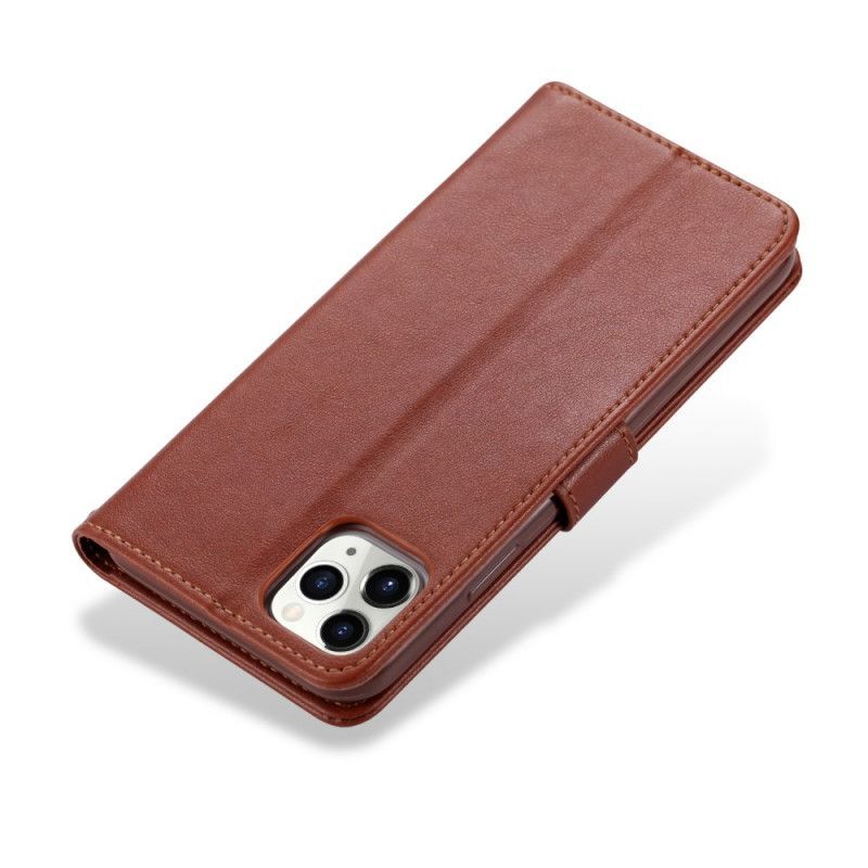 δερματινη Κάλυμμα iPhone 12 / 12 Pro Μαύρο Azns Faux Leather