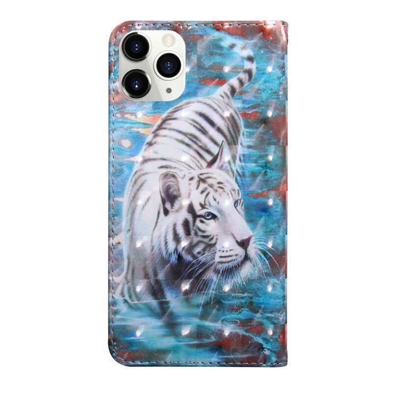 δερματινη Κάλυμμα iPhone 13 Mini Ελαφριά Κηλίδα Lucien The Tiger