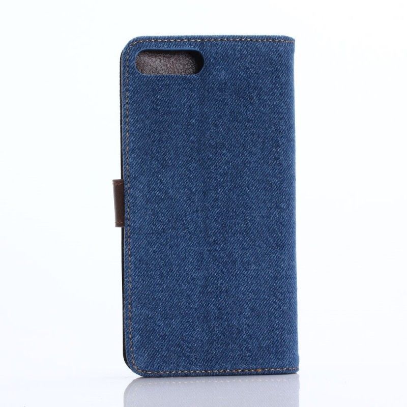 δερματινη Κάλυμμα iPhone 7 Plus / 8 Plus Navy Blue Δίχρωμο Τζιν