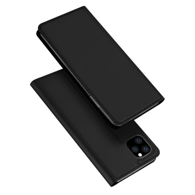 δερματινη θηκη Για iPhone 11 Pro Μαύρο Skin Pro Σειρά Dux Ducis