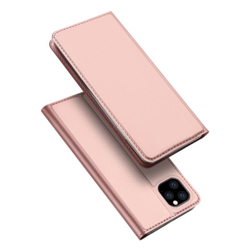 δερματινη θηκη Για iPhone 11 Pro Μαύρο Skin Pro Σειρά Dux Ducis