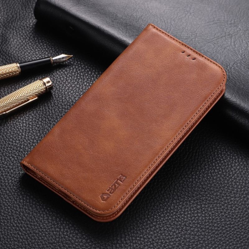 δερματινη θηκη iPhone 11 Μαύρο Azns Faux Leather