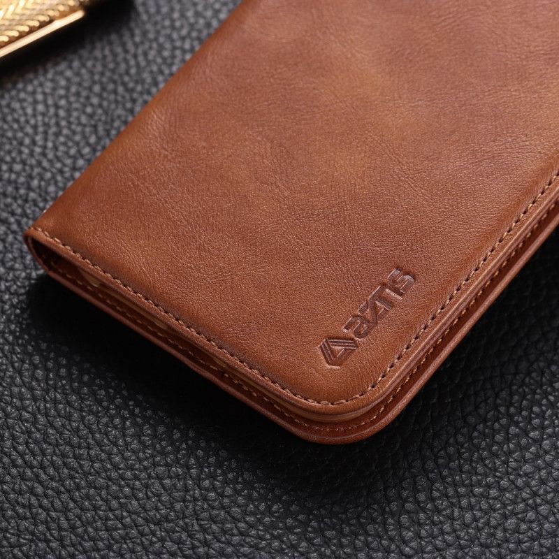 δερματινη θηκη iPhone 11 Μαύρο Azns Faux Leather