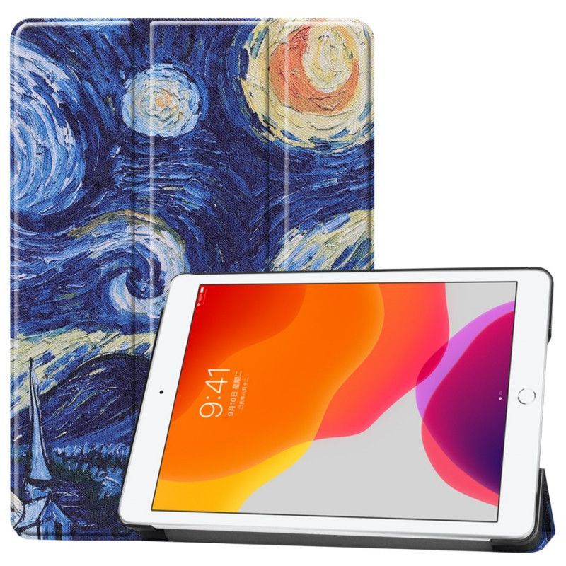 Έξυπνη Θήκη Για Ipad 10.2" (2019) Από Συνθετικό Δέρμα Van Gogh