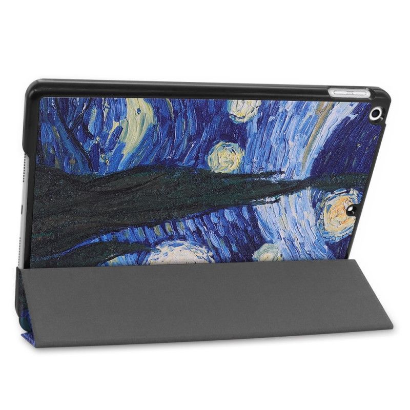 Έξυπνη Θήκη Για Ipad 10.2" (2019) Από Συνθετικό Δέρμα Van Gogh