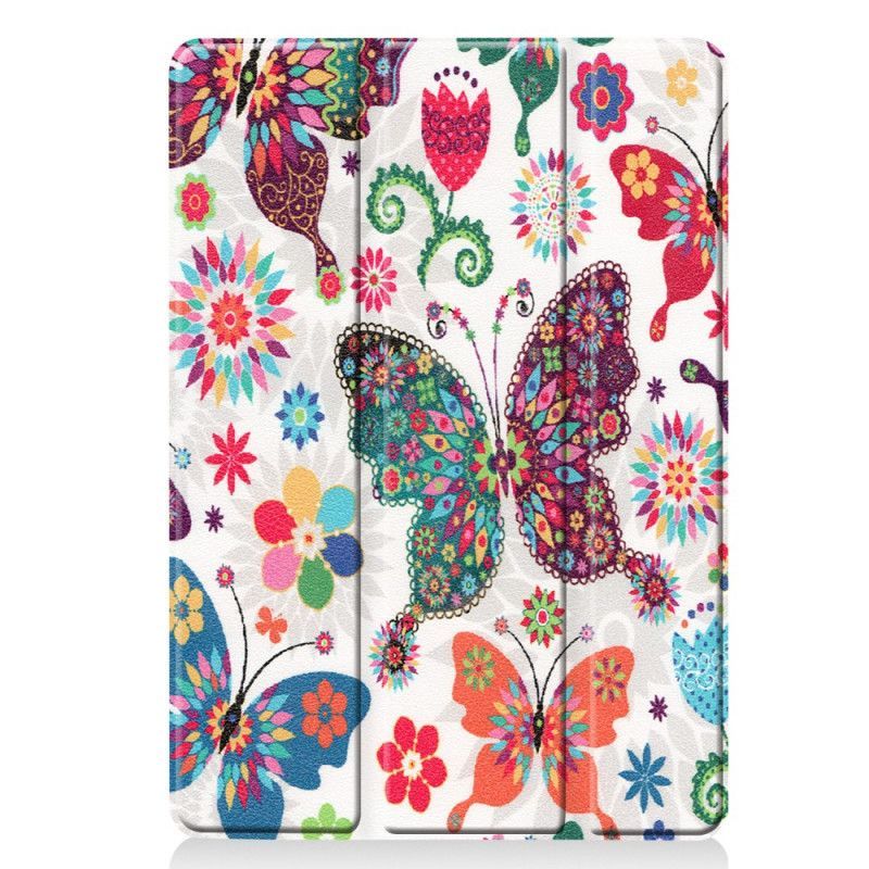 Έξυπνη Θήκη Ipad 10.2" (2019) Vintage Floral Faux Δέρμα