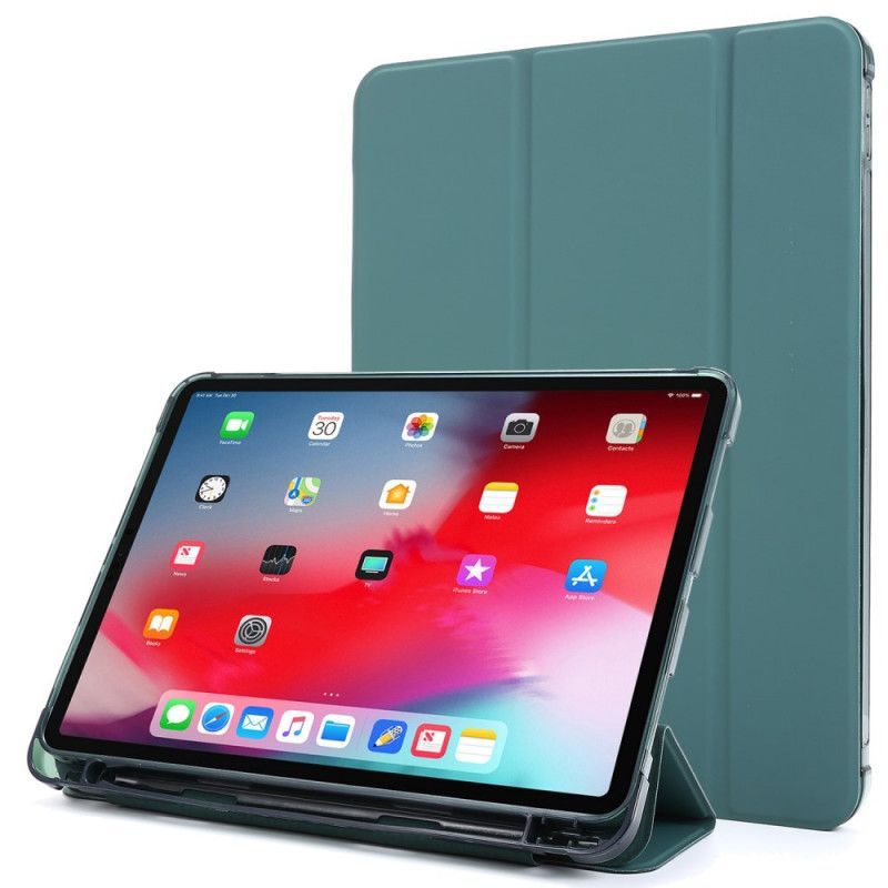 Έξυπνη Θήκη Ipad Pro 12.9" (2020) / (2018) Μολυβοθήκη Από Συνθετικό Δέρμα