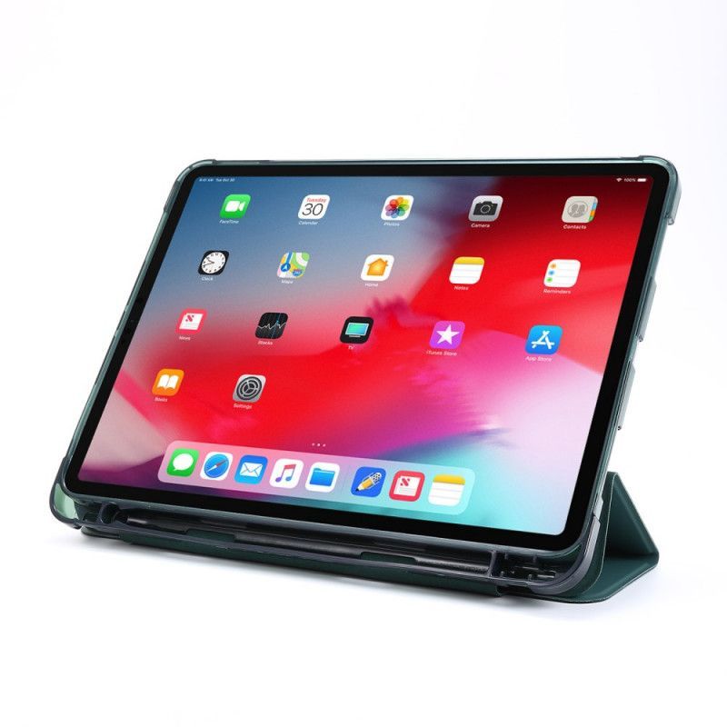 Έξυπνη Θήκη Ipad Pro 12.9" (2020) / (2018) Μολυβοθήκη Από Συνθετικό Δέρμα