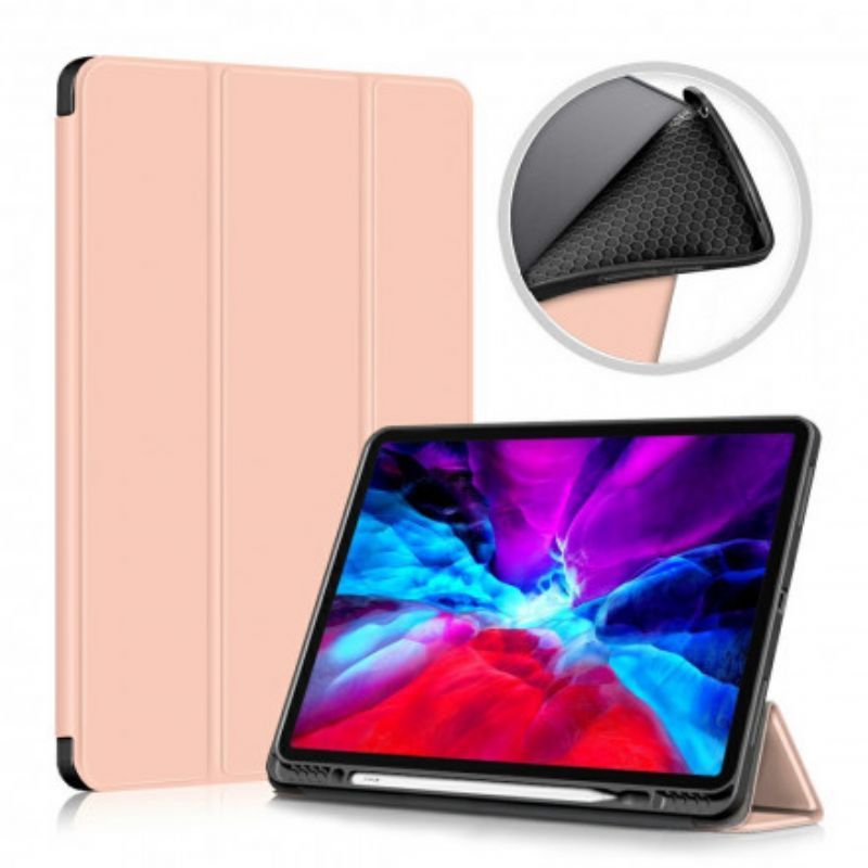 Έξυπνη Θήκη Ipad Pro 12.9" (2021) (2020) Θήκη Για Στυλό Με Τρία Πτερύγια