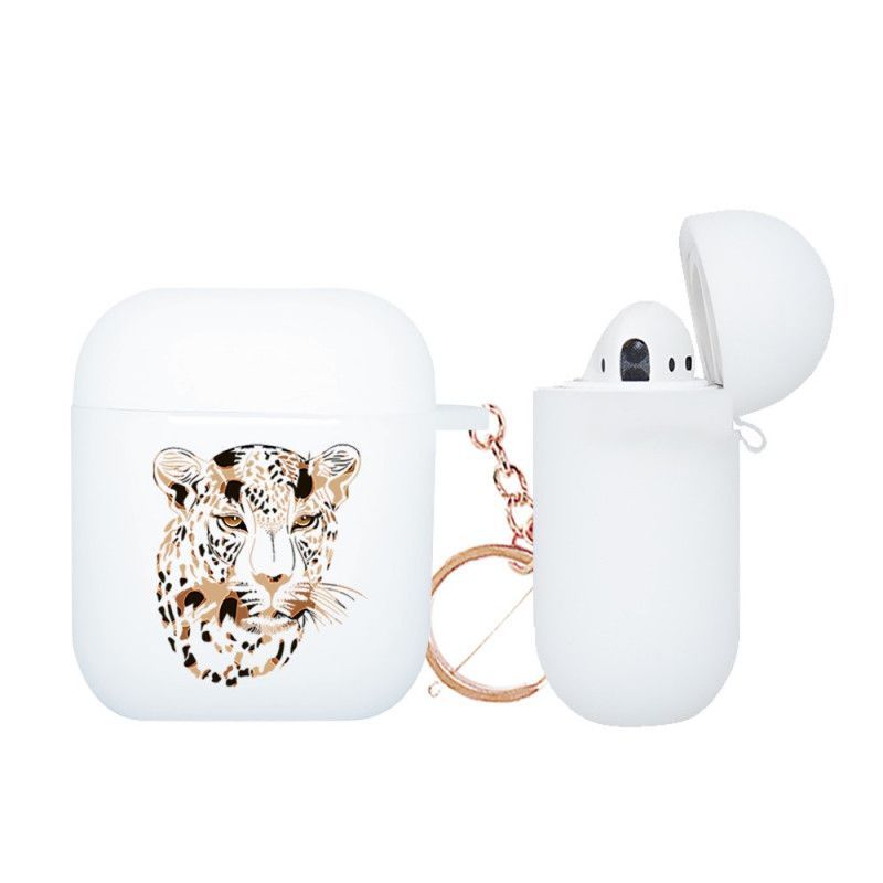 Κάλυμμα AirPods Πράσινο Nxe Λεοπάρ Σειρά Με Καραμπίνερ