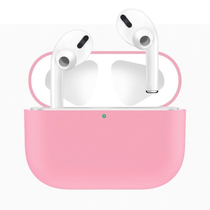 Κάλυμμα AirPods Pro Μαύρο Στερεά Χρώματα Σιλικόνης