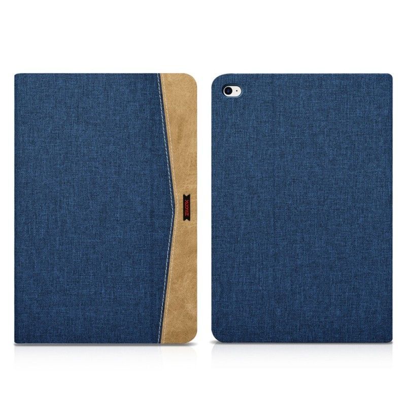 Κάλυμμα Folio iPad Mini 4 Κόκκινο Ύφασμα Xoomz Και Ψεύτικο Δέρμα