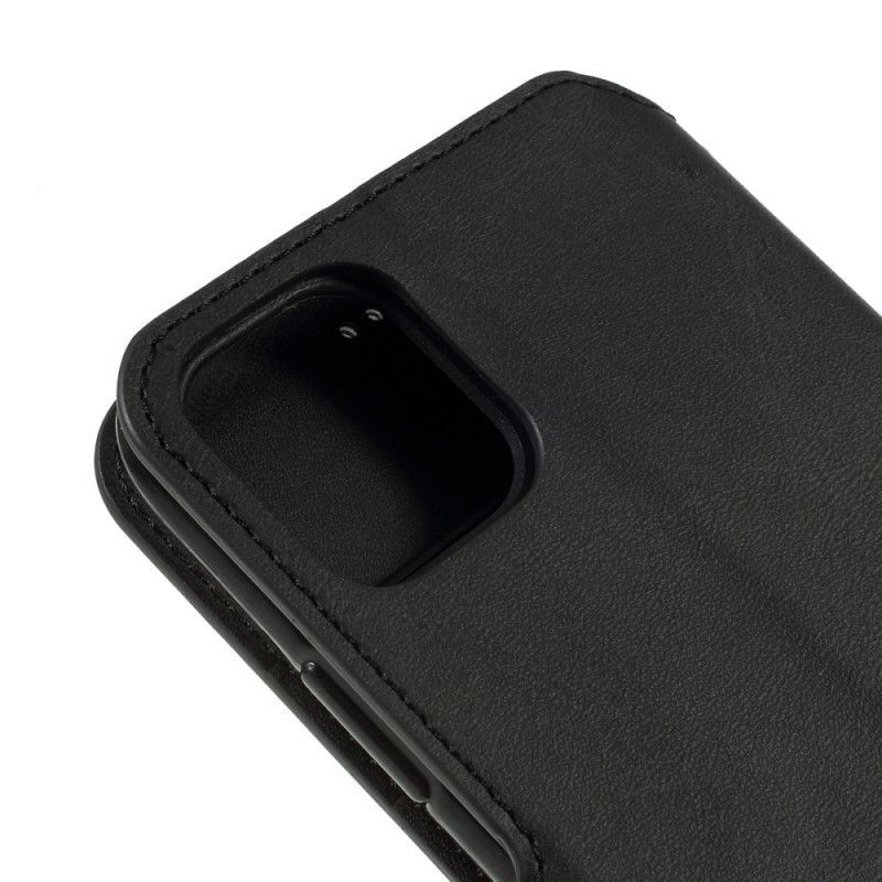 Κάλυμμα Folio iPhone 11 Pro Μαύρο Δερμάτινο Εφέ Αζνς