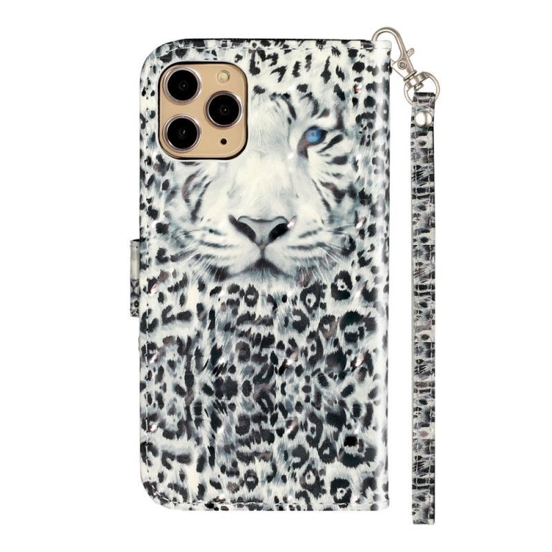 Κάλυμμα Folio iPhone 11 Pro Μαύρο Tiger Light Λουράκια