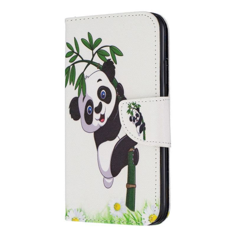 Κάλυμμα Folio iPhone 11 Θήκες Κινητών Panda Σε Μπαμπού