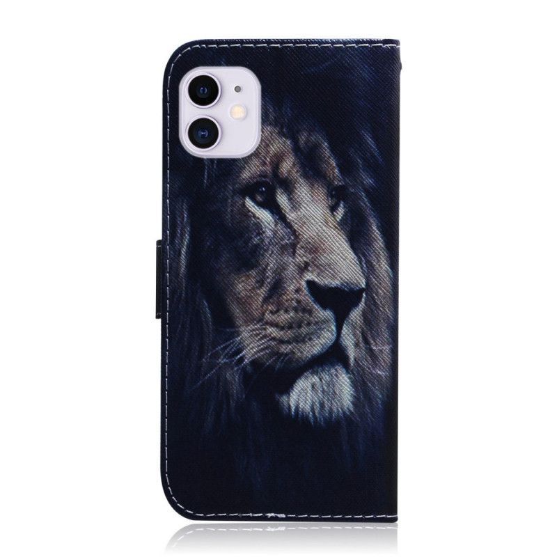 Κάλυμμα Folio iPhone 12 / 12 Pro Θήκες Κινητών Ονειρικό Λιοντάρι