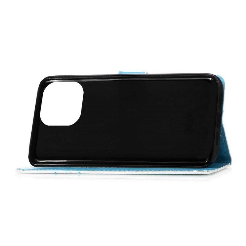 Κάλυμμα Folio iPhone 13 Mini Θήκες Κινητών Μάνταλα Στον Ουρανό