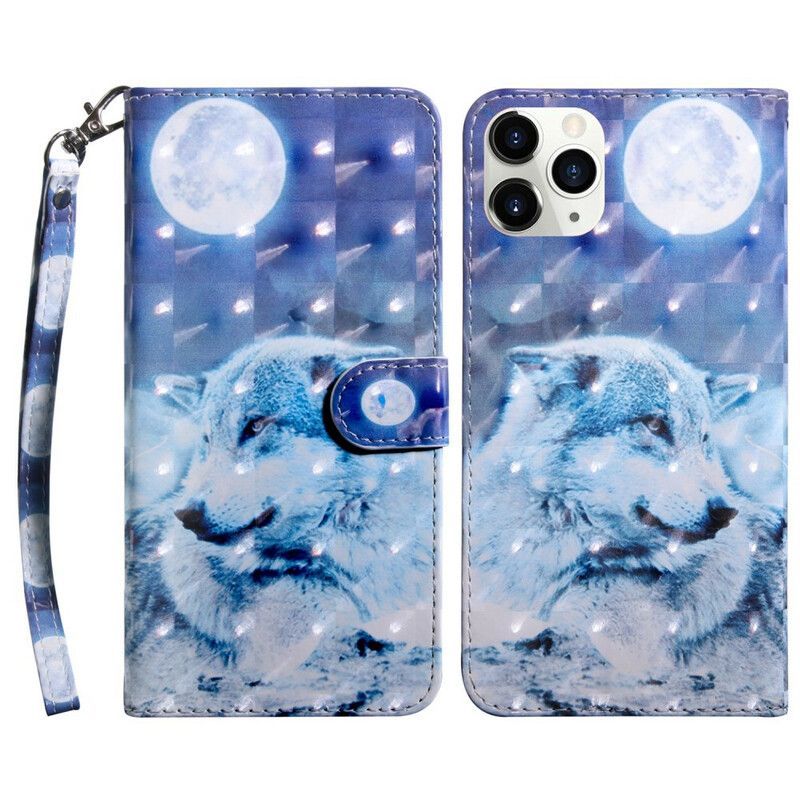 Κάλυμμα Folio iPhone 13 Pro Max Ελαφριά Κηλίδα Gerald The Wolf