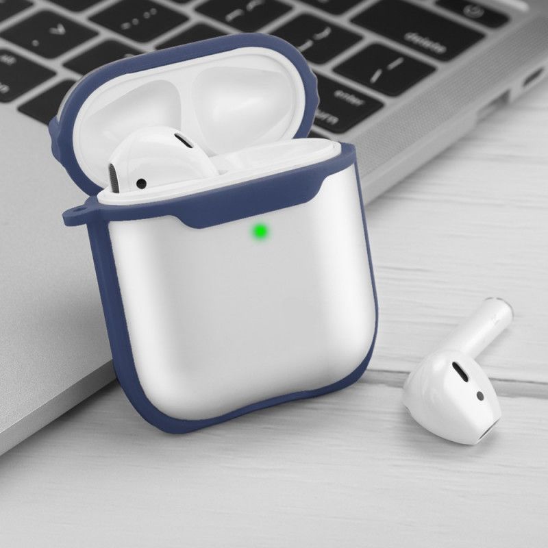 Κάλυμμα Για AirPods Μαύρο Διαφανές Παγωμένο