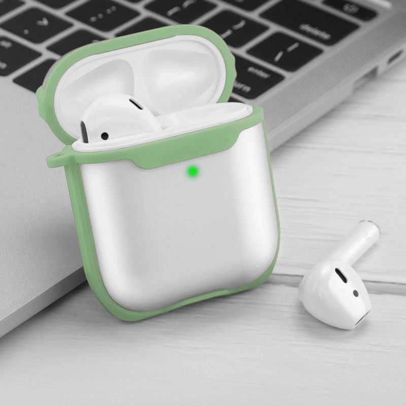 Κάλυμμα Για AirPods Μαύρο Διαφανές Παγωμένο