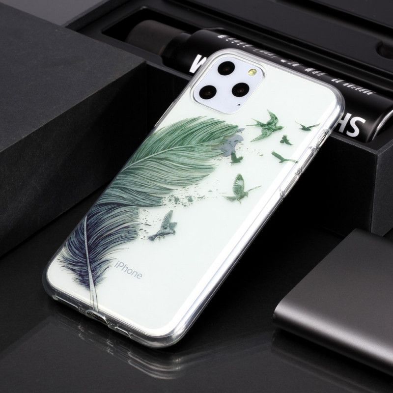 Κάλυμμα Για iPhone 11 Pro Διαφανές Χρωματιστό Φτερό