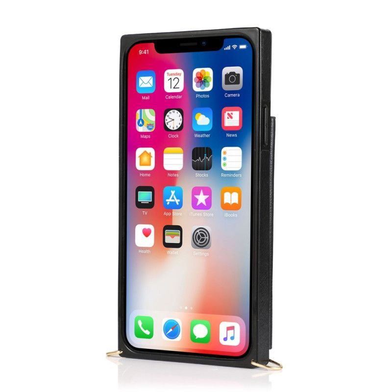 Κάλυμμα Για iPhone 11 Pro Μαύρο Πολυλειτουργικό Με Ρυθμιζόμενο Ιμάντα