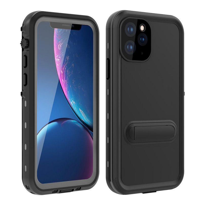 Κάλυμμα Για iPhone 11 Pro Max Μαύρο Αδιάβροχο Με Βάση Κόκκινης Πιπεριάς