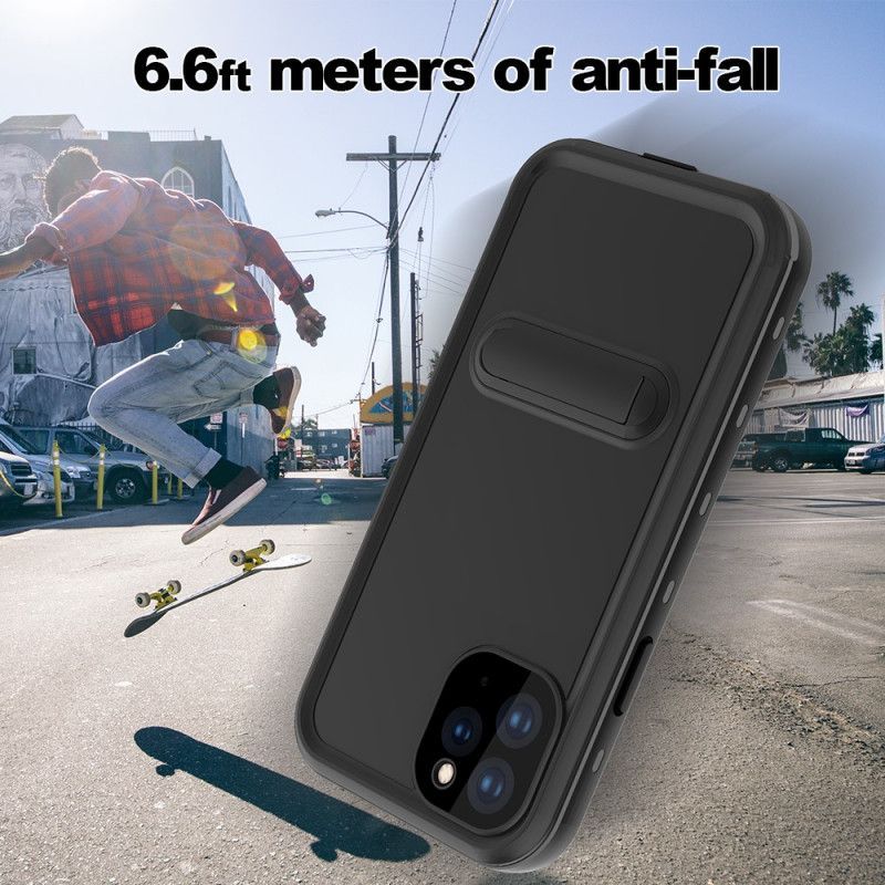 Κάλυμμα Για iPhone 11 Pro Max Μαύρο Αδιάβροχο Με Βάση Κόκκινης Πιπεριάς