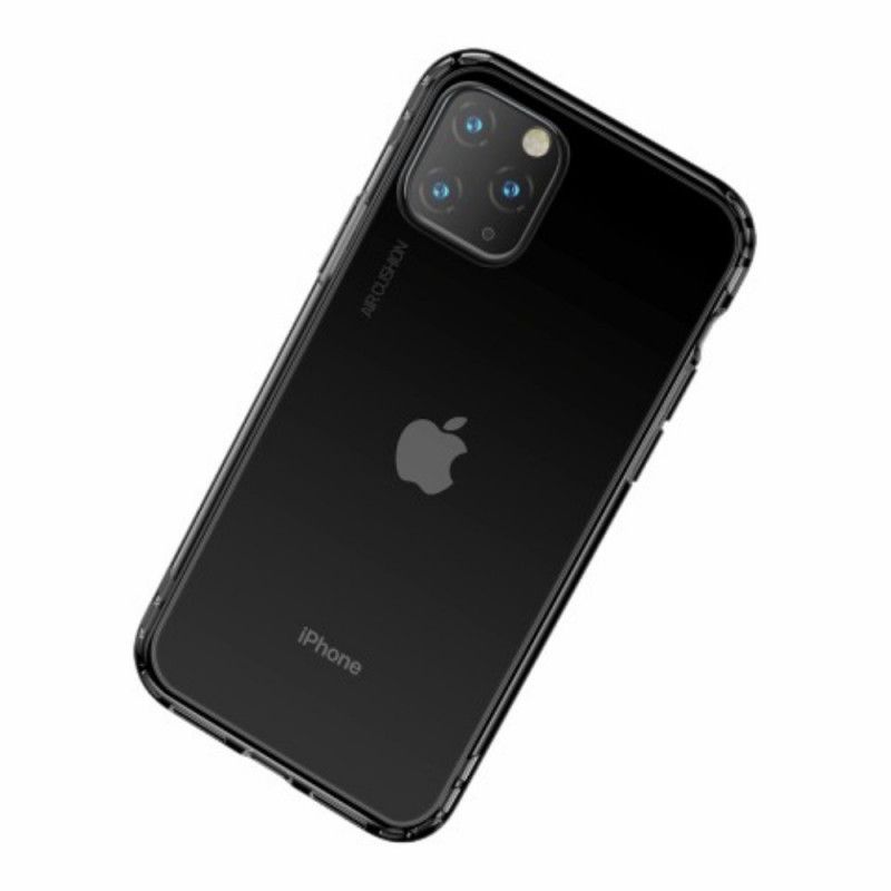 Κάλυμμα Για iPhone 11 Pro Max Μαύρο Διαφανής Σιλικόνη Συν