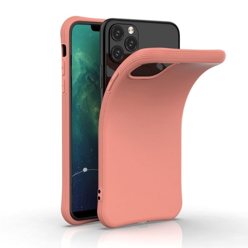 Κάλυμμα Για iPhone 11 Pro Max Μαύρο Ματ Εύκαμπτη Σιλικόνη