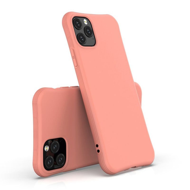 Κάλυμμα Για iPhone 11 Pro Max Μαύρο Ματ Εύκαμπτη Σιλικόνη