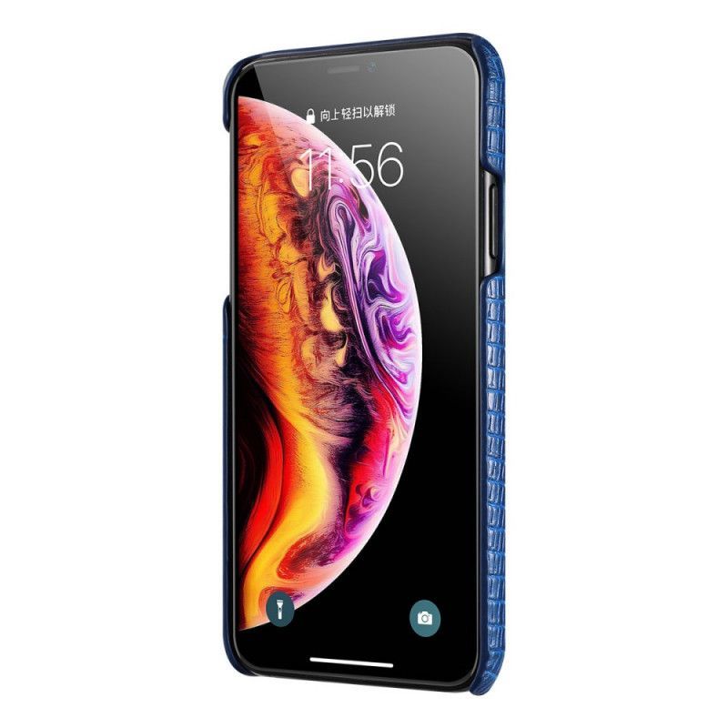 Κάλυμμα Για iPhone 11 Pro Max Μαύρο Υφή Σαύρας