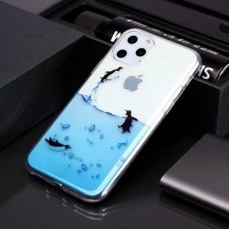 Κάλυμμα Για iPhone 11 Pro Σετ Πιγκουίνου Χωρίς Ραφή