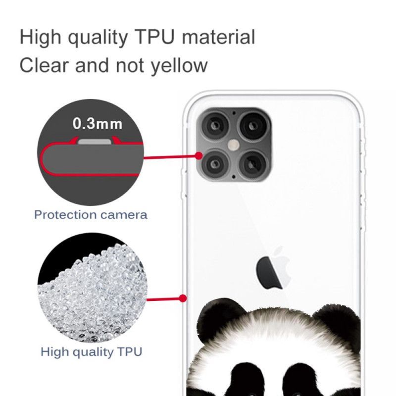 Κάλυμμα Για iPhone 12 / 12 Pro Διαφανές Panda