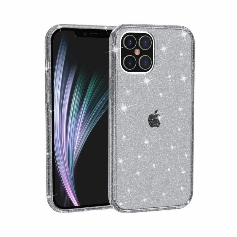 Κάλυμμα Για iPhone 12 / 12 Pro Γκρι Διάφανες Πούλιες