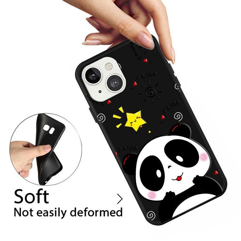 Κάλυμμα Για iPhone 13 Mini Αστέρι Panda