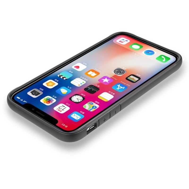 Κάλυμμα Για iPhone XS Max Μαύρο Υβριδικό Λοξότμητο Άκρο