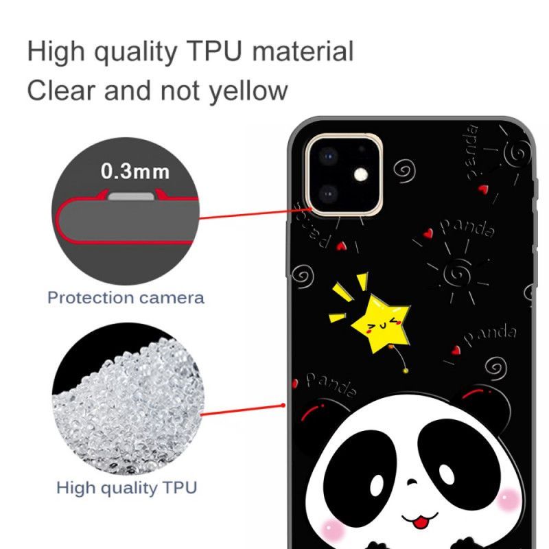 Κάλυμμα iPhone 11 Αστέρι Panda