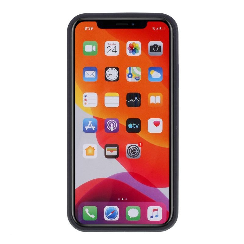 Κάλυμμα iPhone 11 Λευκό Σχέδιο Στεφάνης Υβριδικής Σιλικόνης