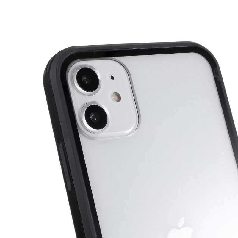 Κάλυμμα iPhone 11 Λευκό Σχέδιο Στεφάνης Υβριδικής Σιλικόνης