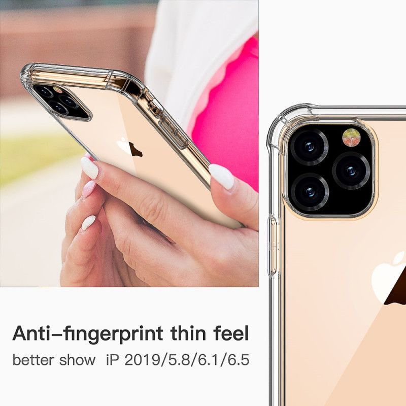 Κάλυμμα iPhone 11 Μαύρο Διαφανές Σχέδιο Leeu