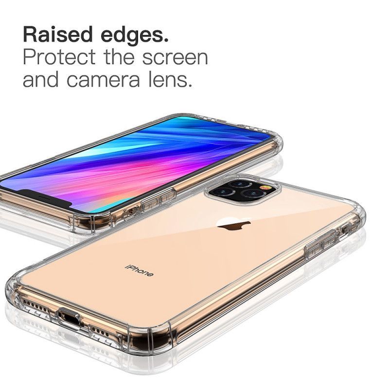 Κάλυμμα iPhone 11 Μαύρο Διαφανές Σχέδιο Leeu