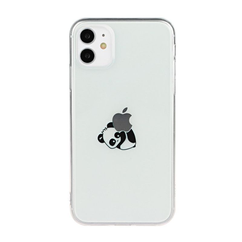 Κάλυμμα iPhone 11 Μαύρο Λογότυπο Παιχνιδιών Panda