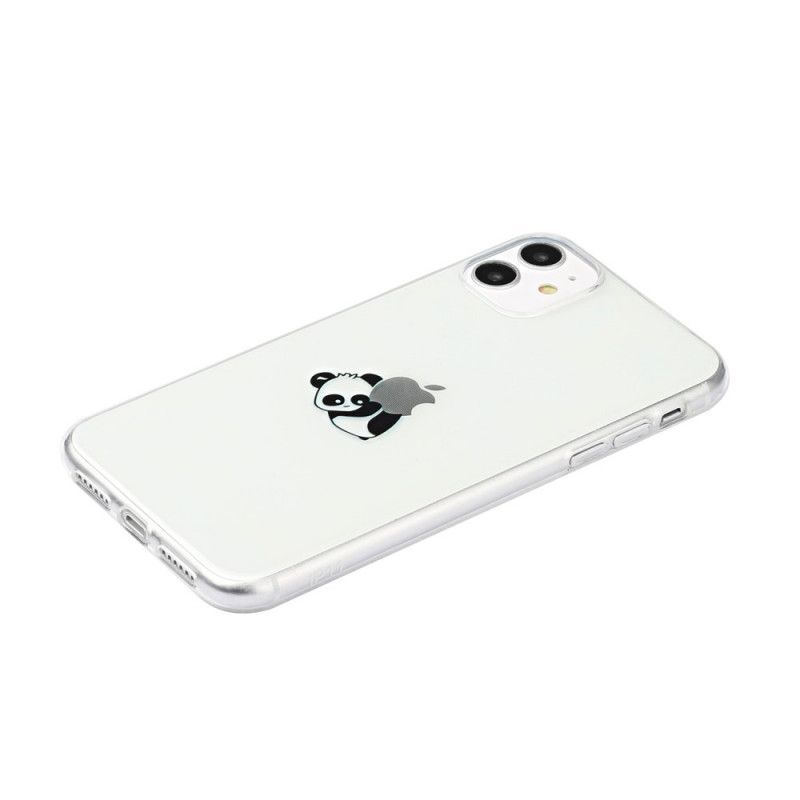 Κάλυμμα iPhone 11 Μαύρο Λογότυπο Παιχνιδιών Panda