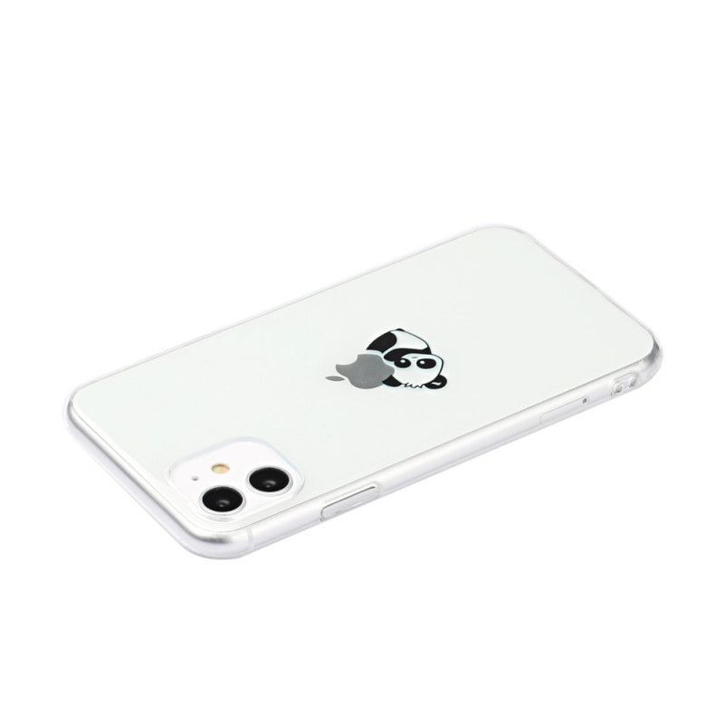 Κάλυμμα iPhone 11 Μαύρο Λογότυπο Παιχνιδιών Panda