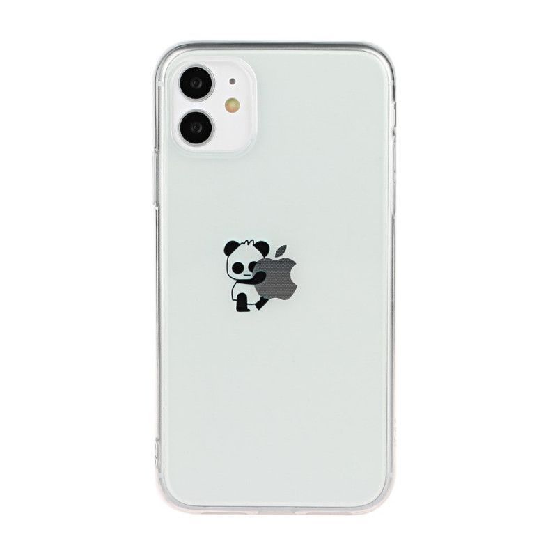 Κάλυμμα iPhone 11 Μαύρο Λογότυπο Παιχνιδιών Panda