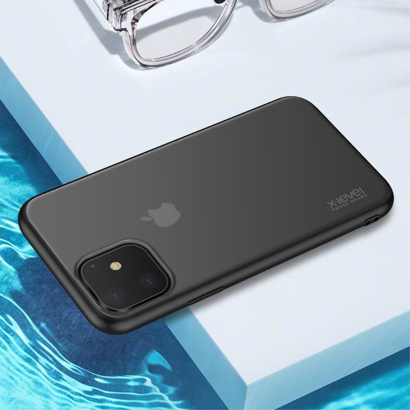 Κάλυμμα iPhone 11 Μαύρο Ματ Σε Επίπεδο X σιλικόνης