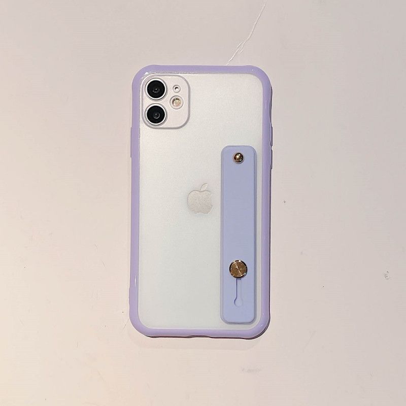 Κάλυμμα iPhone 11 Μαύρο Υβριδικό Με Ιμάντα Στήριξης